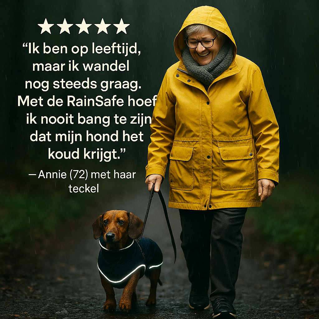 RainSafe™ Premium Honden Regenjas – Waterdicht & Warm