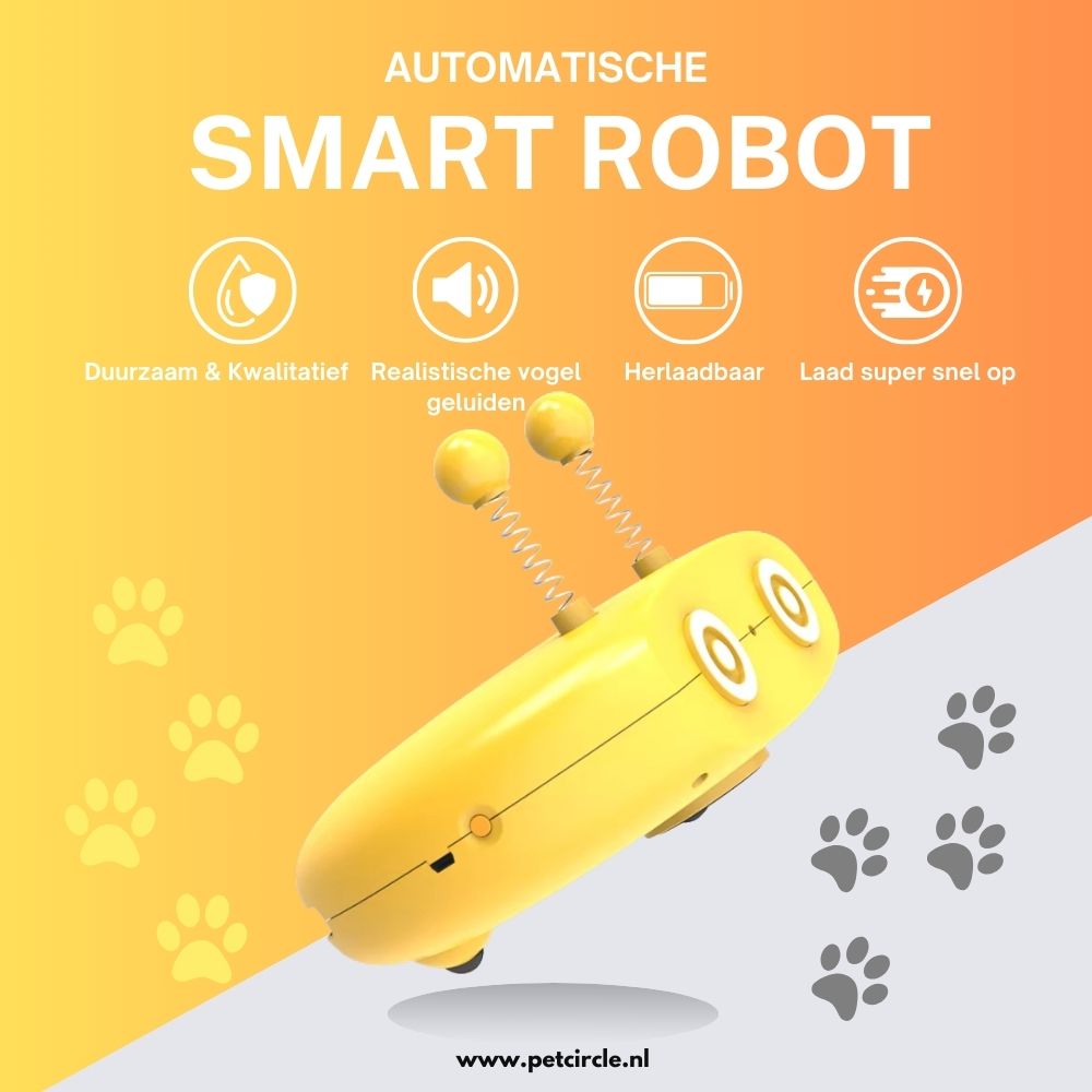 SmartRobot - Automatic cat toy that drives, lasers and bounces β all to get your cat on the hunt.