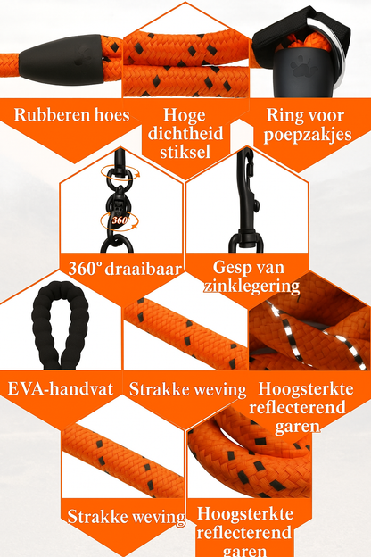 Duogrip -  Nooit meer stress bij het wandelen met twee honden