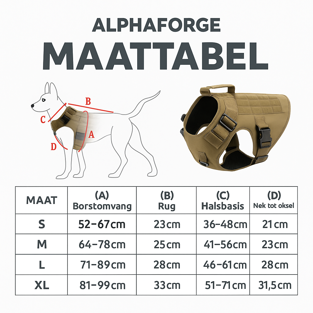 AlphaForge™ Hondenharnas – Veilig & Comfortabel Wandelen
