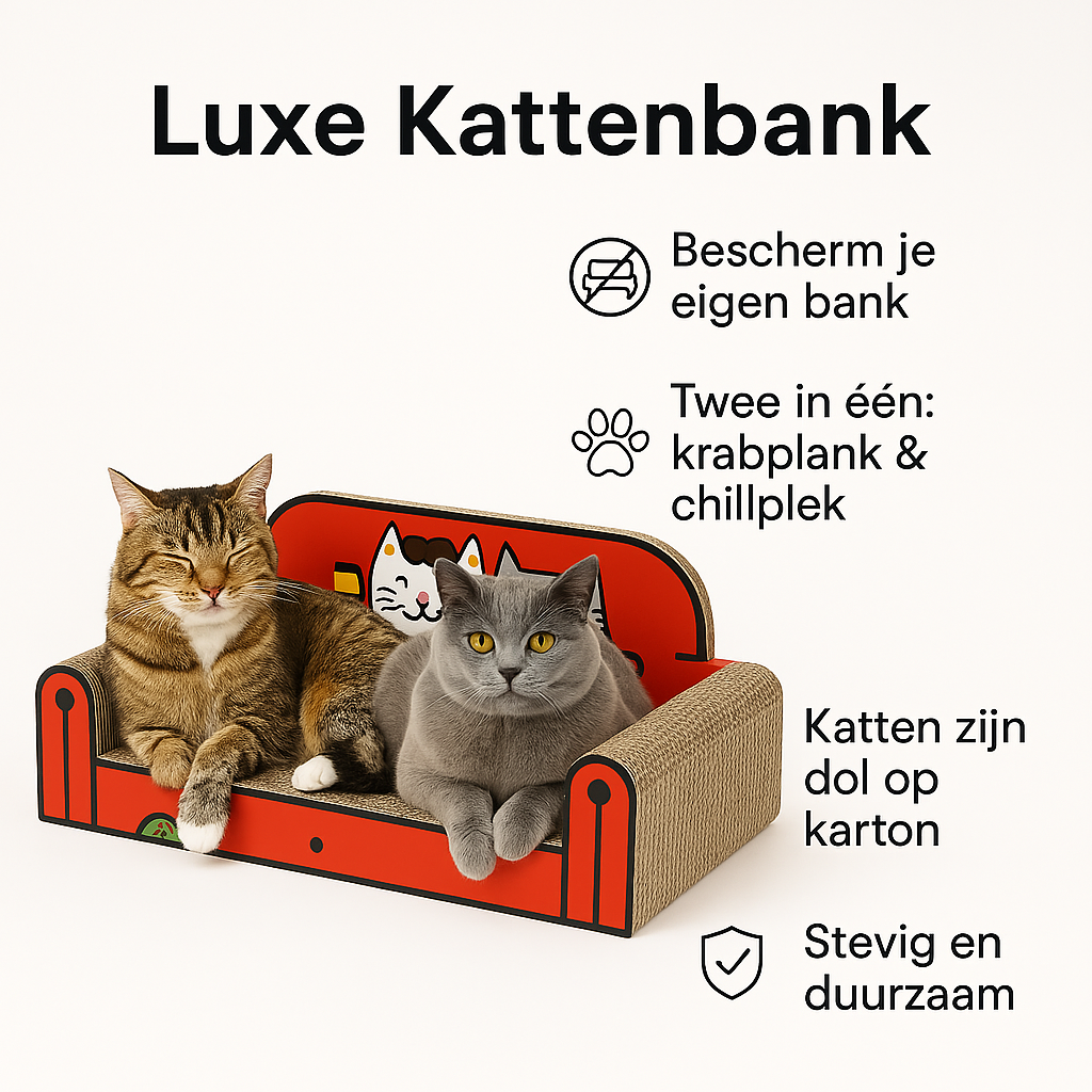 Luxury Cat Bed – Scratching Post and Sofa Bed in One