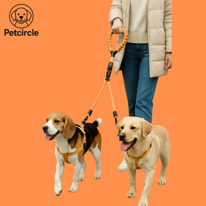 Duogrip -  Nooit meer stress bij het wandelen met twee honden