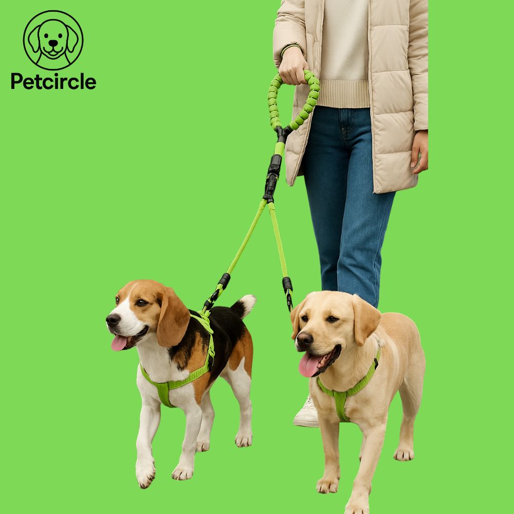 Duogrip -  Nooit meer stress bij het wandelen met twee honden