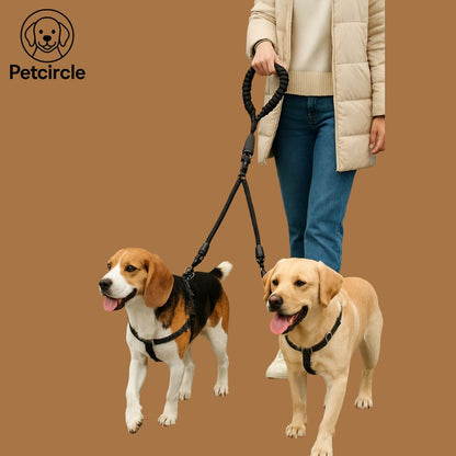 Duogrip -  Nooit meer stress bij het wandelen met twee honden