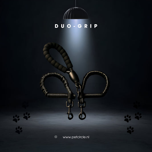 Duogrip - Never again stress when walking with two dogs
