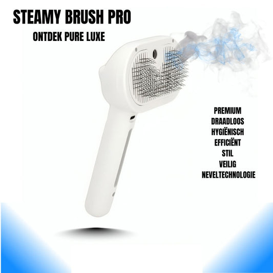 Steamy Brush Pro Craftsmanship and technology, united in one iconic brush.