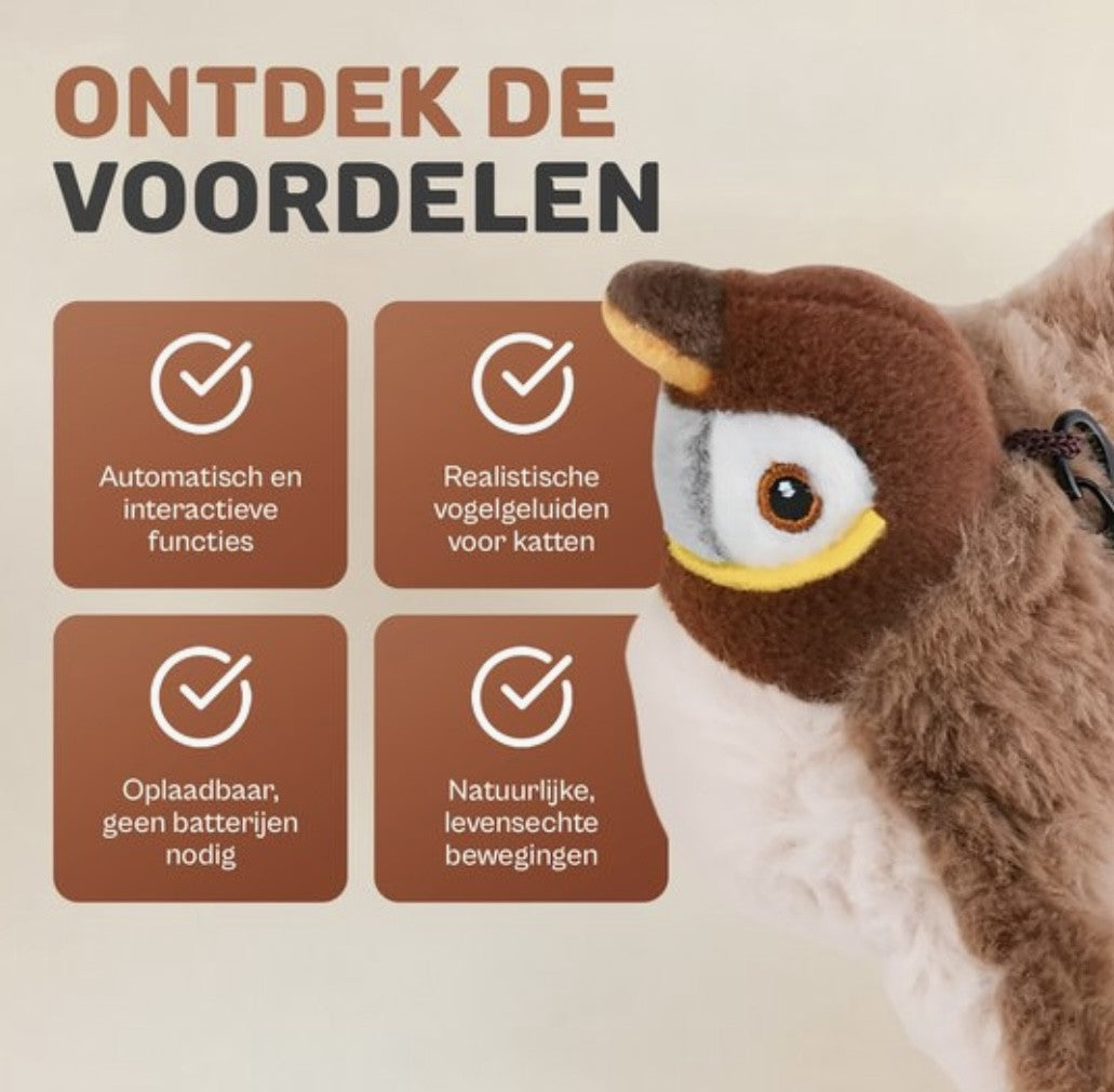 Flying Bird Smart Interactive Pet Toy